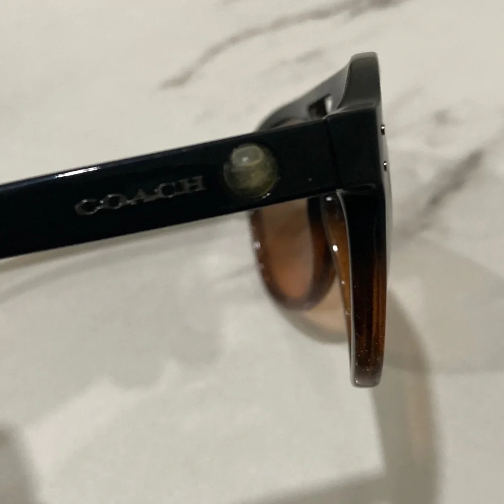 Coach Men's Pilot Sunglasses - Black & Brown